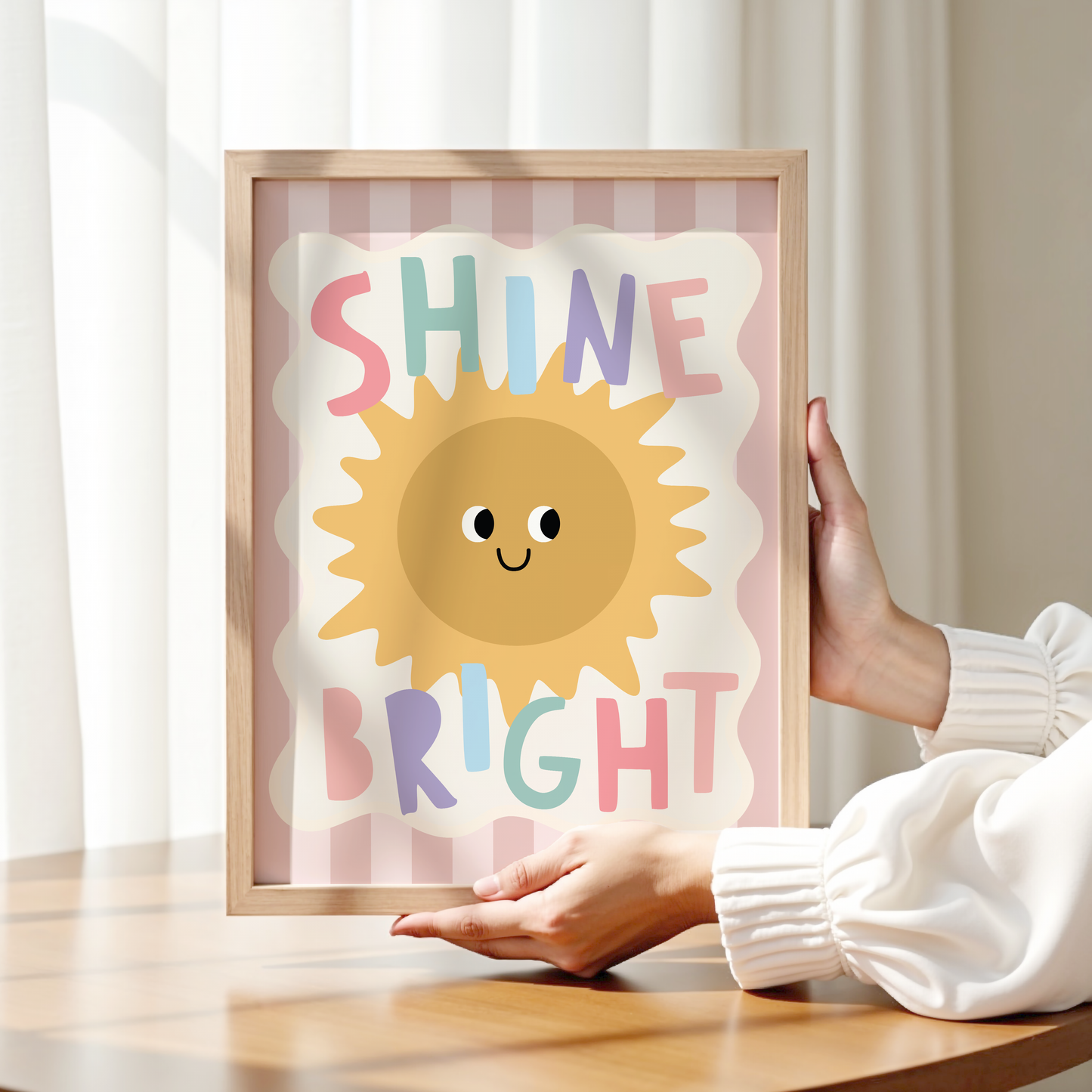 Shine Bright Sunshine Print - Pastel