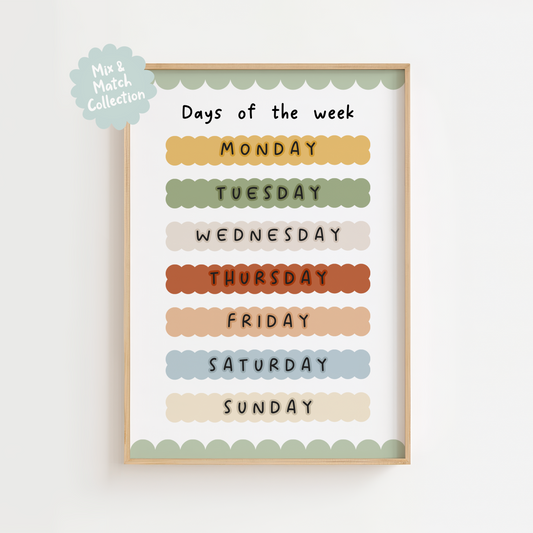 Days of the Week Print