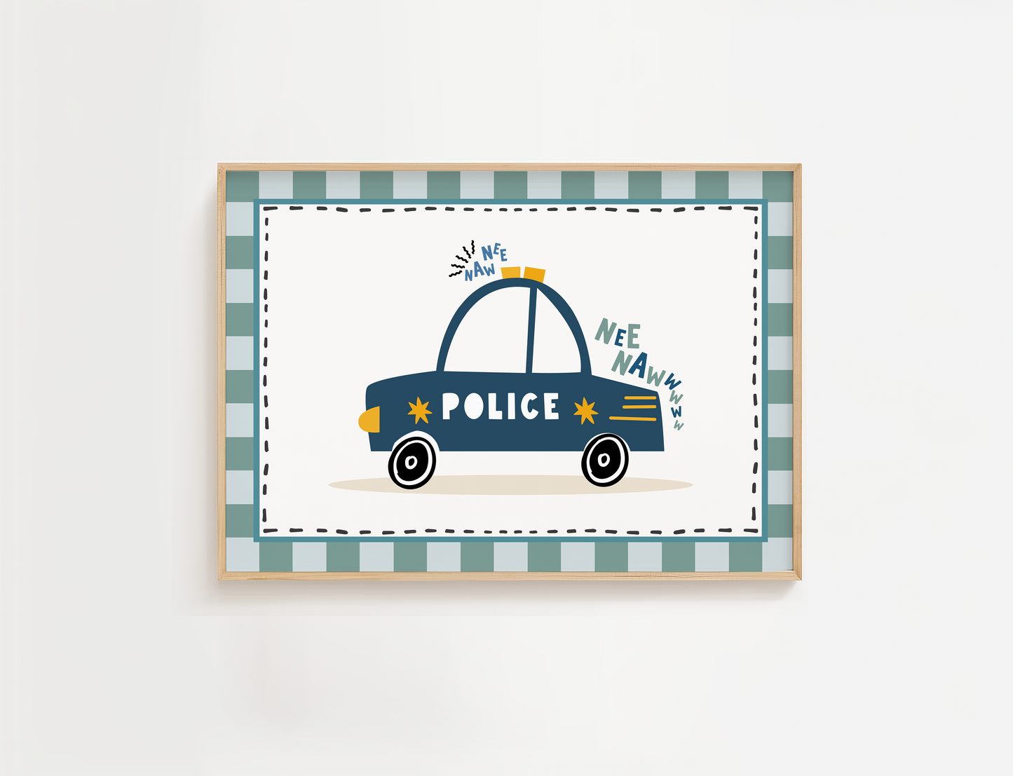 Police Car Print