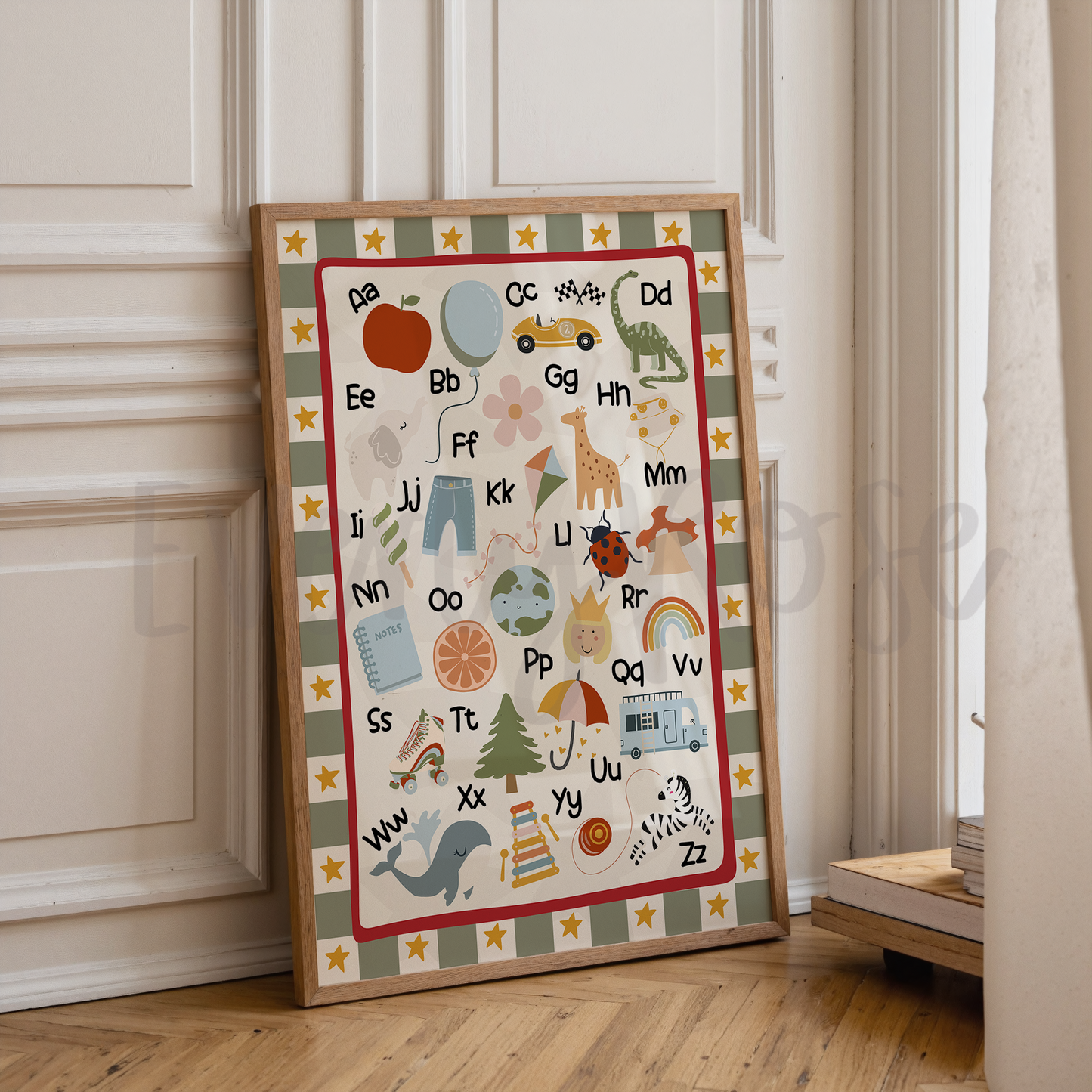 Alphabet A–Z Educational Print