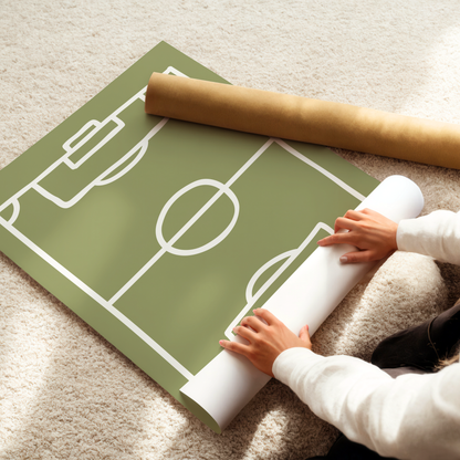 Football Pitch Print