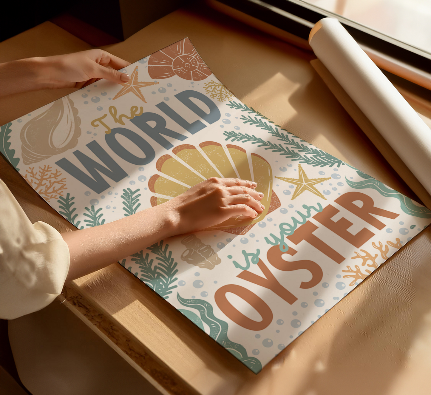 The World Is Your Oyster Print