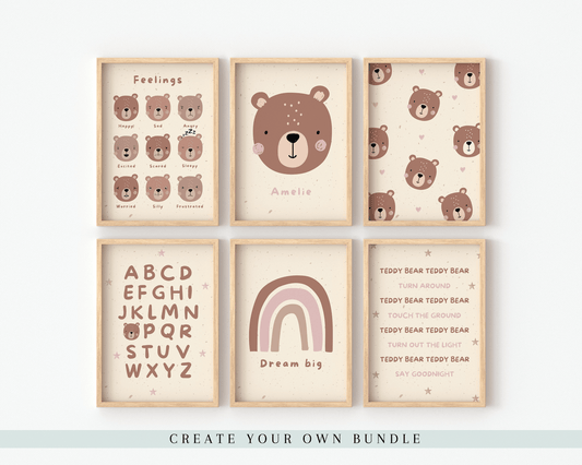 Create Your Own Teddy Bear Bundle (Pink)