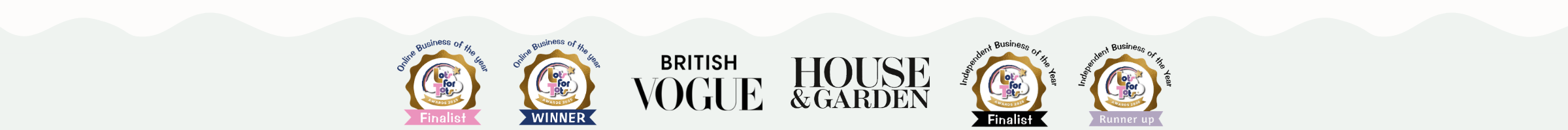 Logo of British Vogue House & Garden on a white background