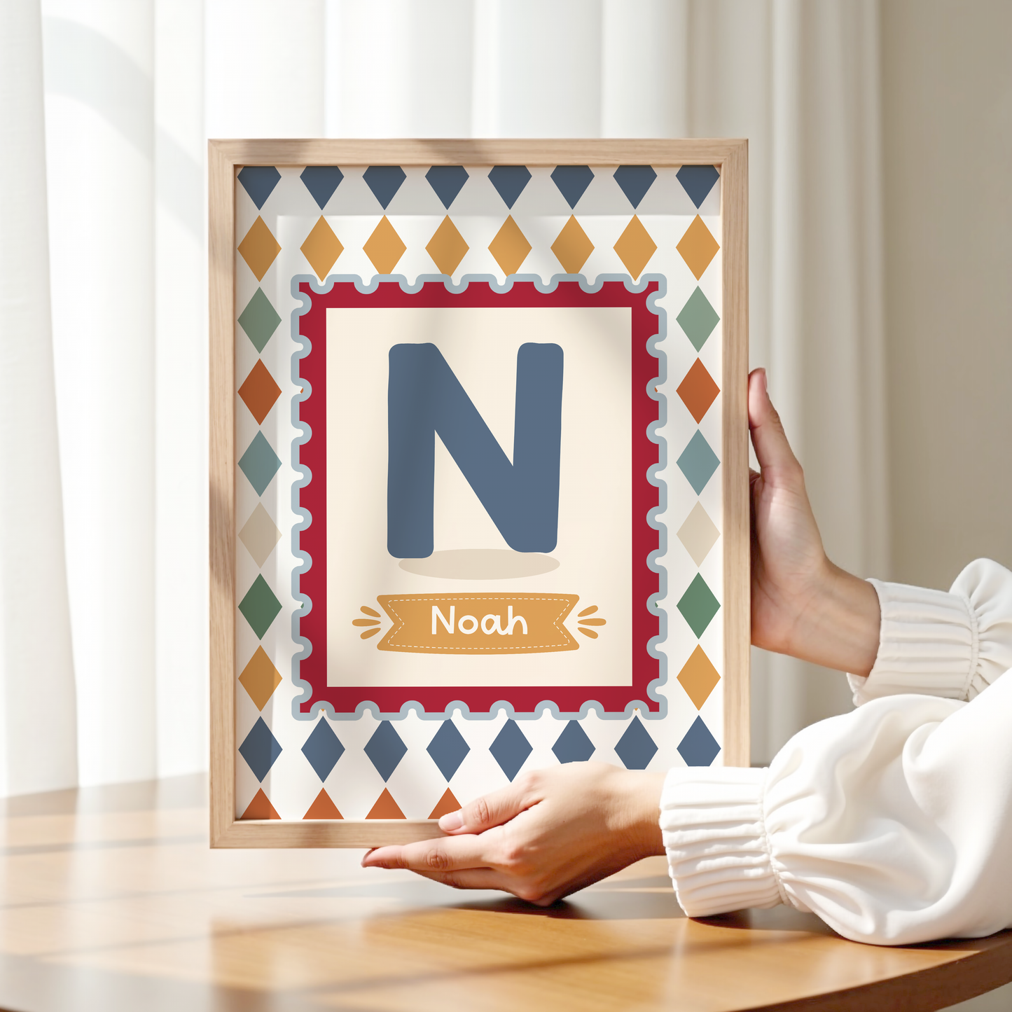Personalised Circus Theme Print