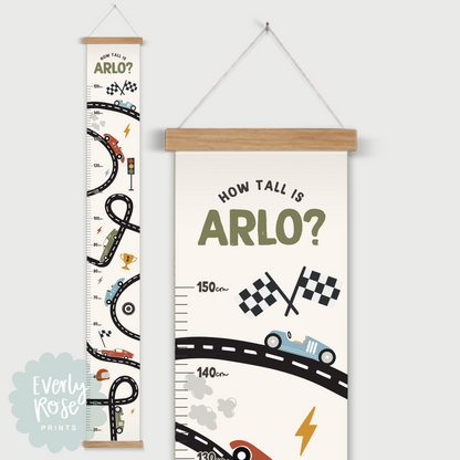 Race Car Height Chart