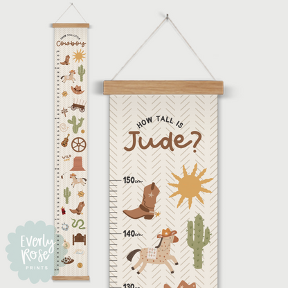 Wild West Cowboy Height Chart