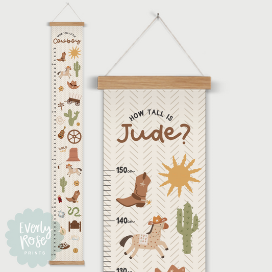 Wild West Cowboy Height Chart