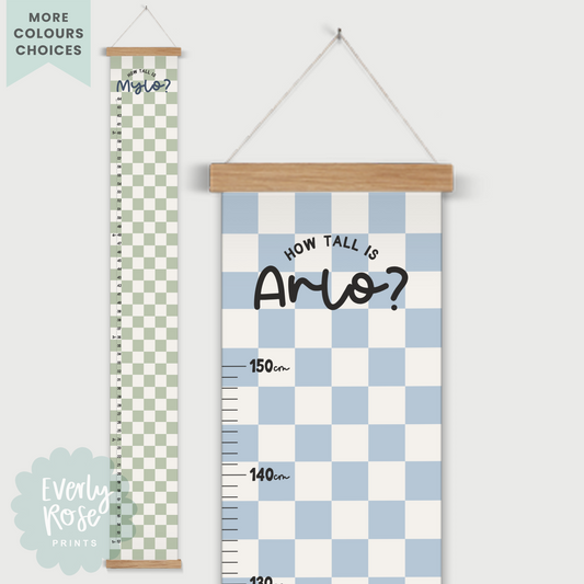 Checkerboard Height Chart Height Chart