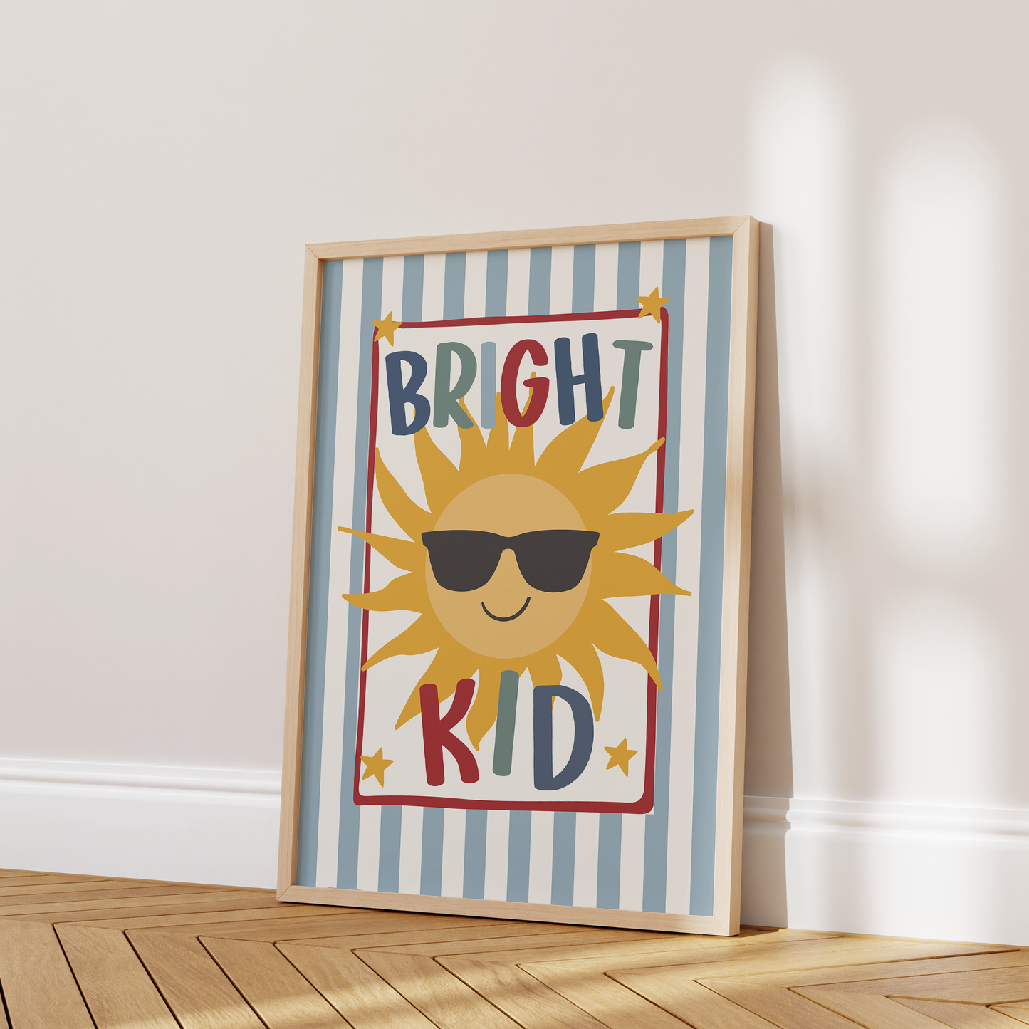 Bright Kid Art Print