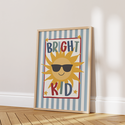 Bright Kid Art Print