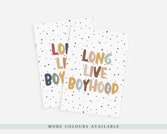 LONG LIVE BOYHOOD Polka Dot Print