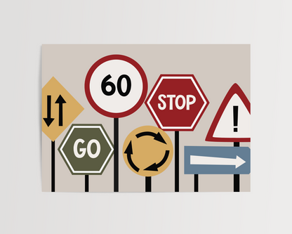 Traffic Sign Print