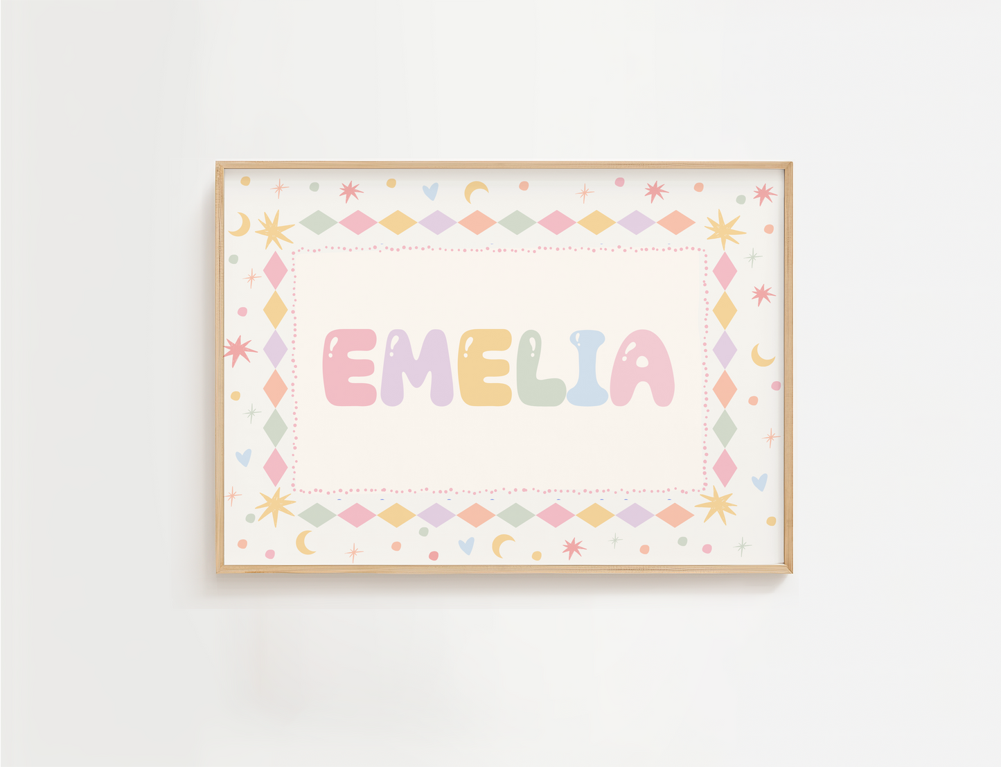 Sweet Sorbet Personalised Name Print