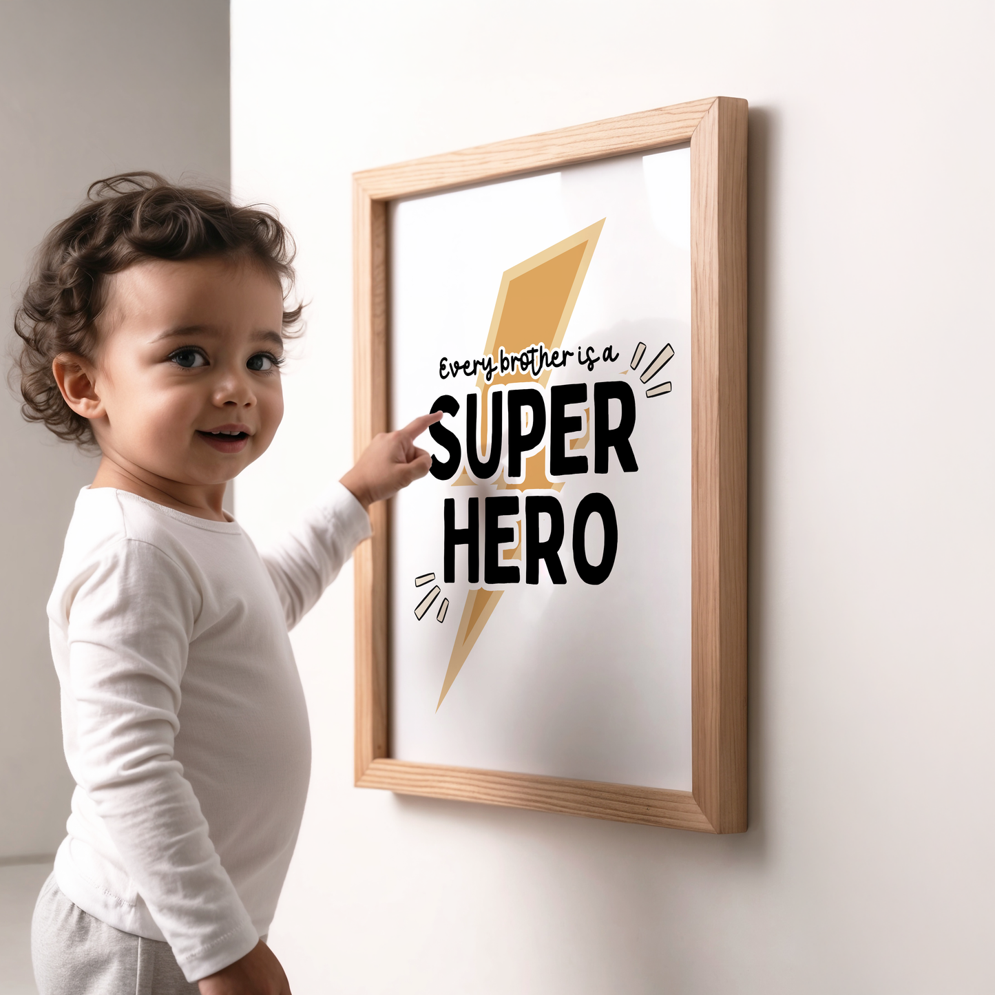 Brothers Are Superhero Print