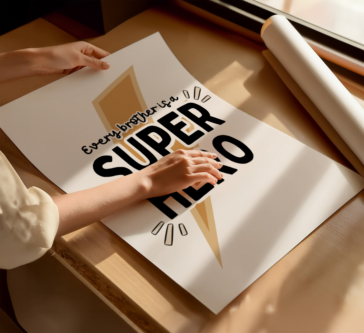 Brothers Are Superhero Print
