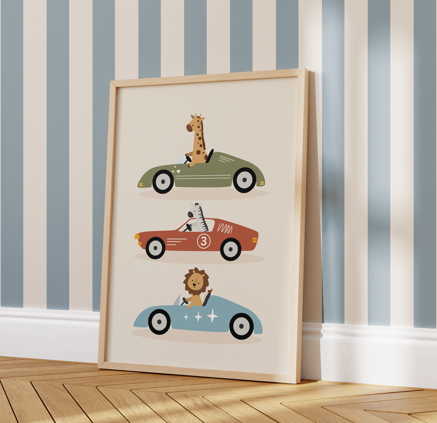 Animal Racers Print