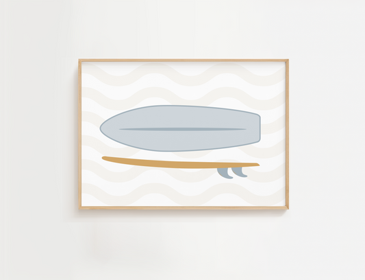 Cool Kids Surfboard Print