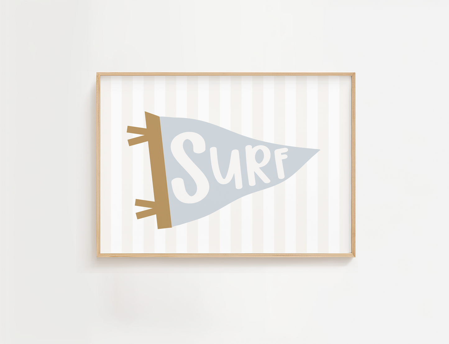 Surf Pennant Flag Print