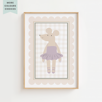 Vintage Mouse Print